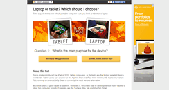 Desktop Screenshot of laptop-vs-tablet.com